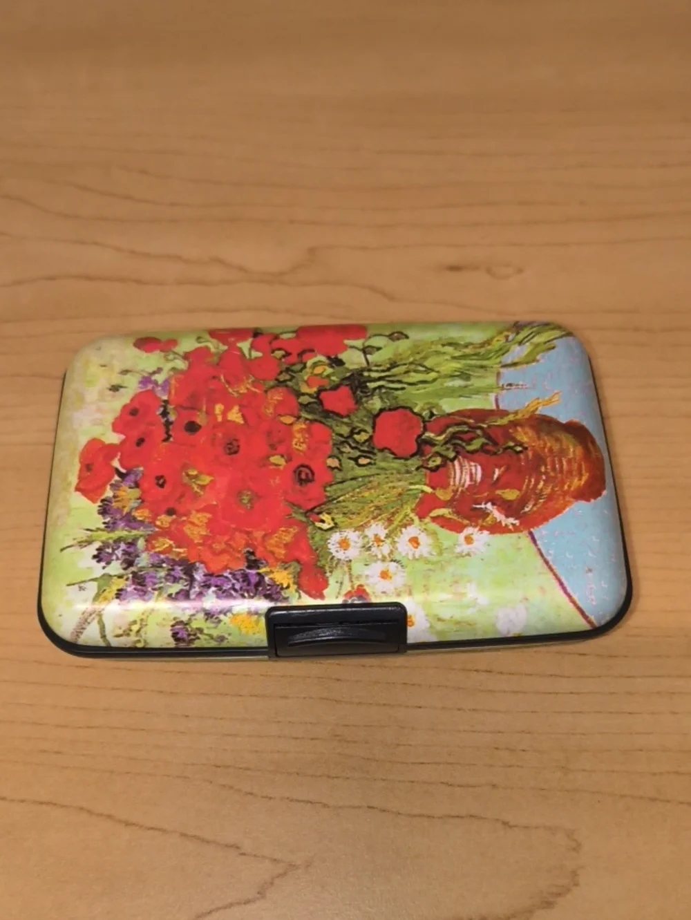 Van Gogh Poppy Vase Armored Wallet